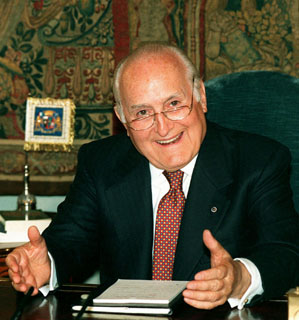 Oscar Luigi Scalfaro, IX presidente della Repubblica italiana (1992-1999)