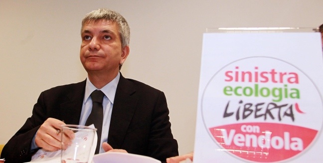 Il presidente di SEL, Nichi Vendola.