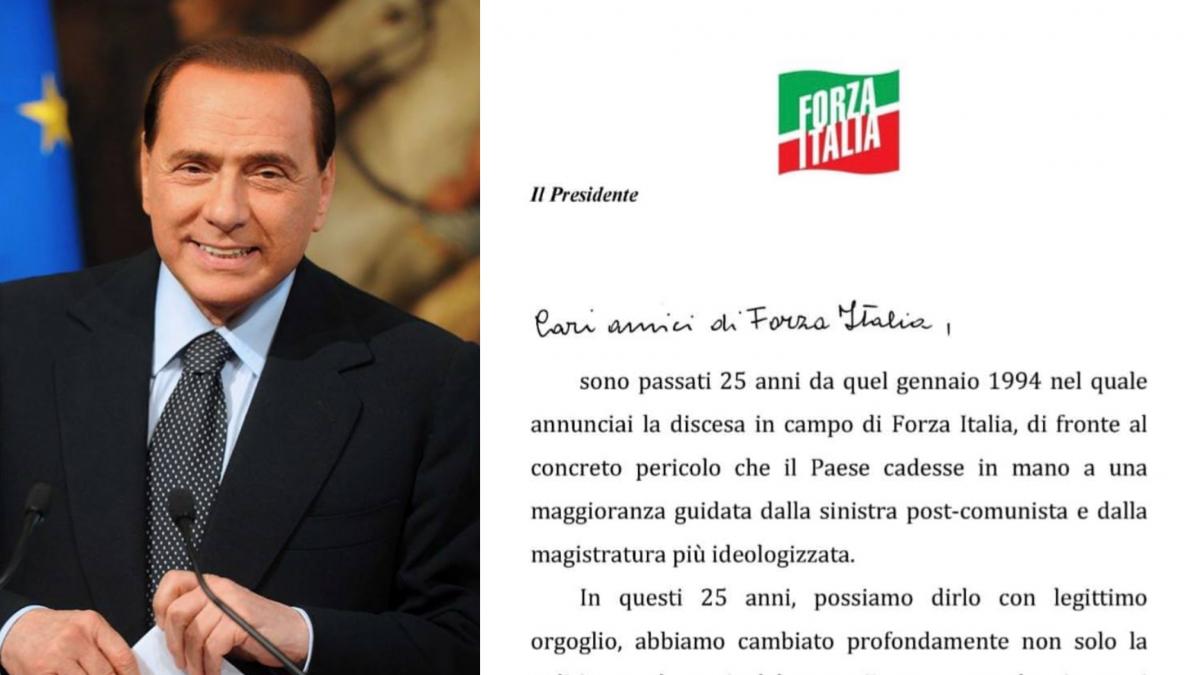 la lettera di silvio berlusconi Forza Italia