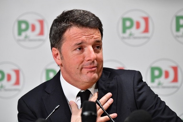Lex premier ed ex leader del Pd Matteo Renzi