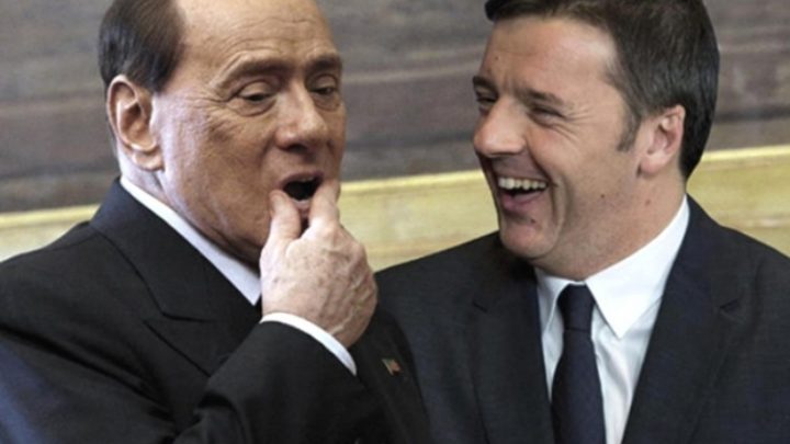 Berlusconi_Renzi_fotomontaggio