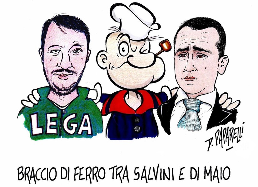 braccio di Ferro tra Salvini e Di Maio