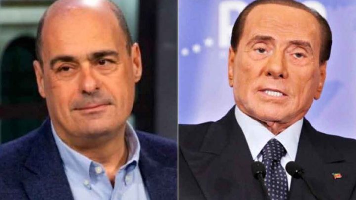 Zingaretti_Berlusconi_fotomontaggio