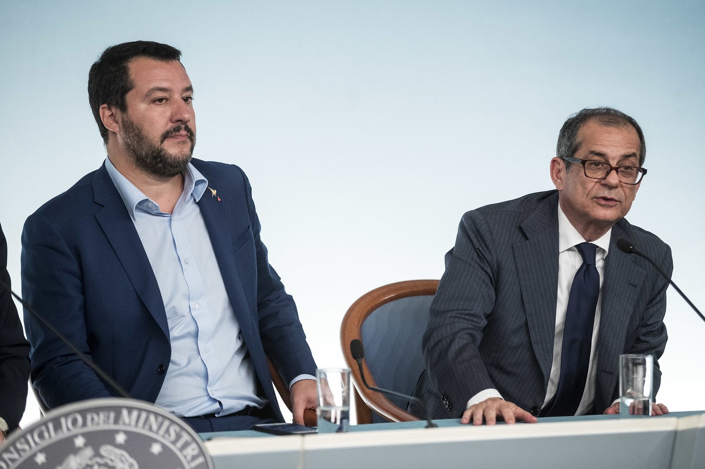 Matteo Salvini e Giovanni Tria