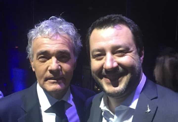 Matteo Salvini e Massimo Giletti