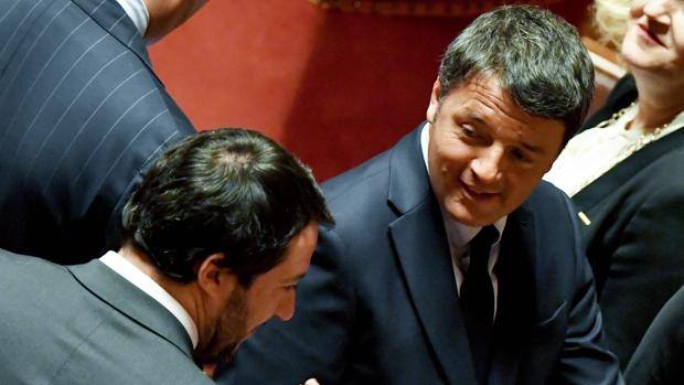 Conversazione tra Matteo Salvini e Matteo Renzi