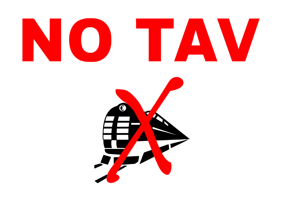 NO TAV logo