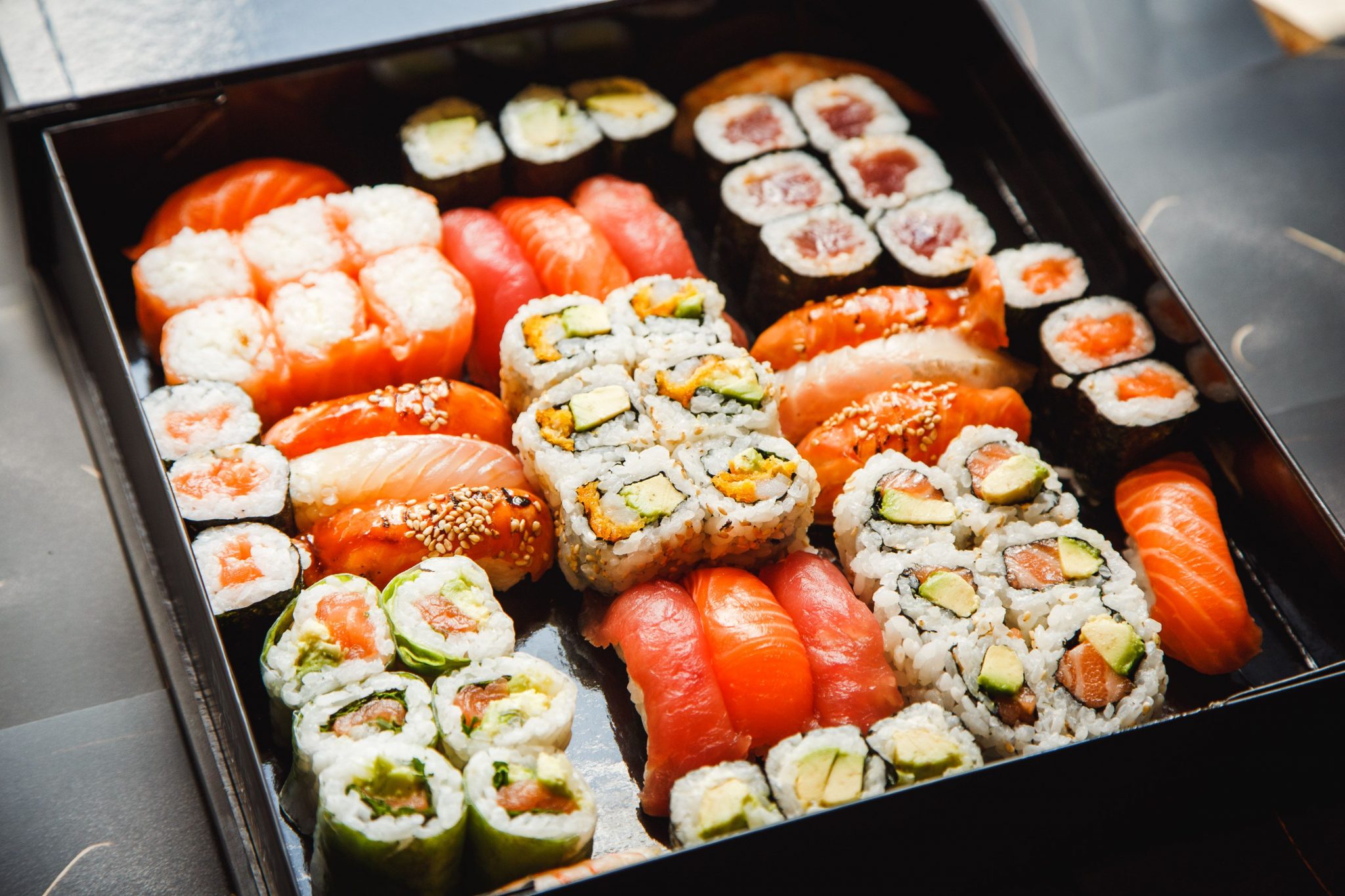 Per Conte, pranzo ‘all'aperto’, a base di sushi
