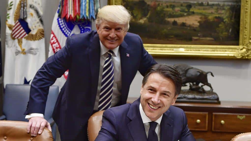 Giuseppe Conte e Trump