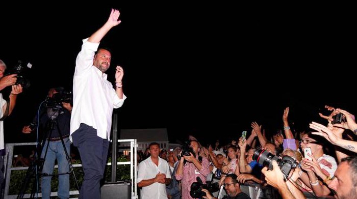 Matteo Salvini a Cervia