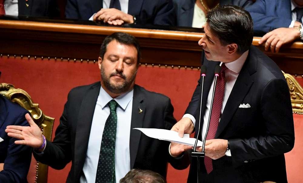 Facce di Salvini