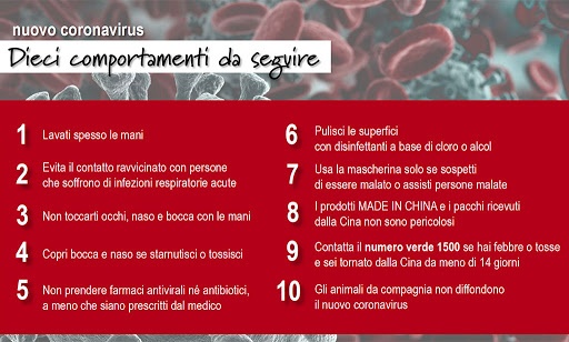 coronavirus regole da seguire