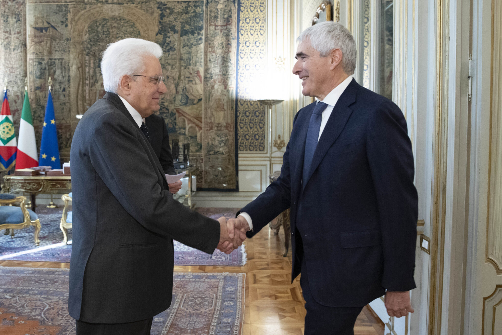 Pierferdinando Casini e il Presidente Mattarella scaled
