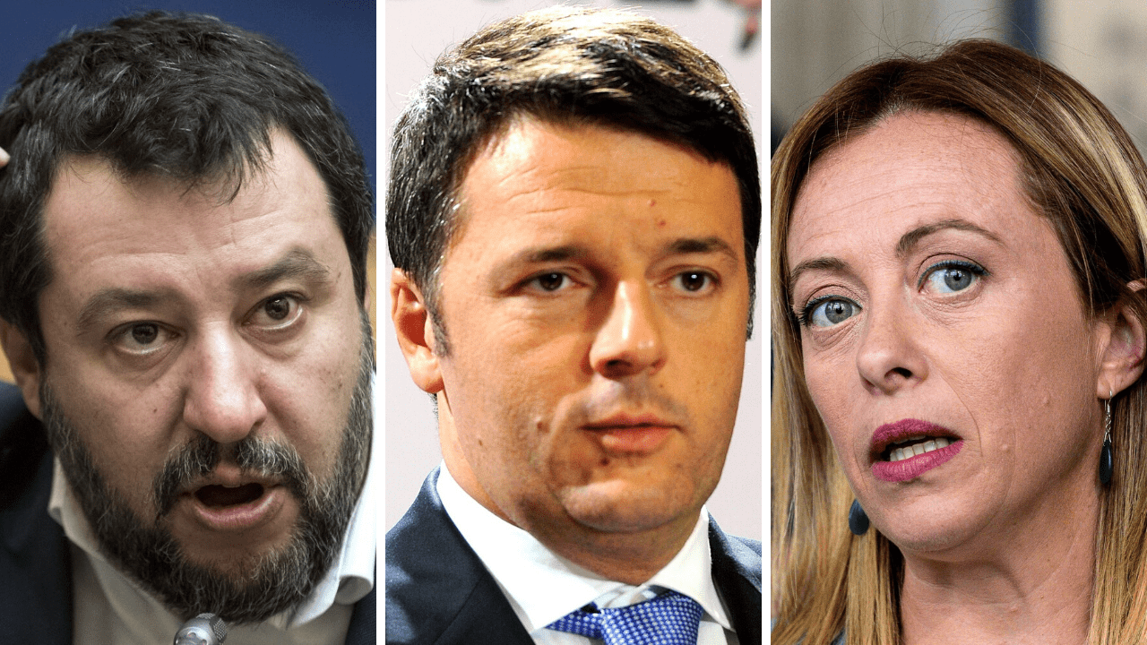 Salvini, Renzi e Meloni