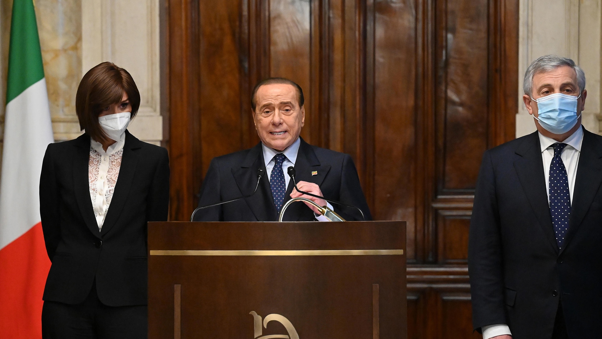 Berlusconi Draghi ANSA