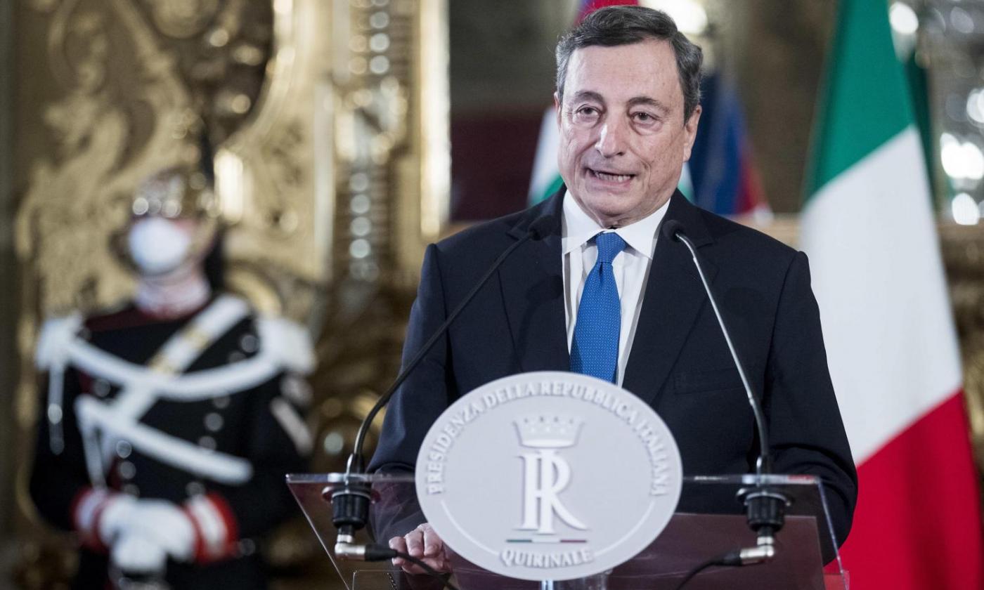 Draghi annuncio governo