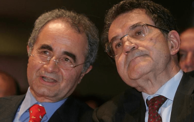 Arturo Parisi e Romano Prodi