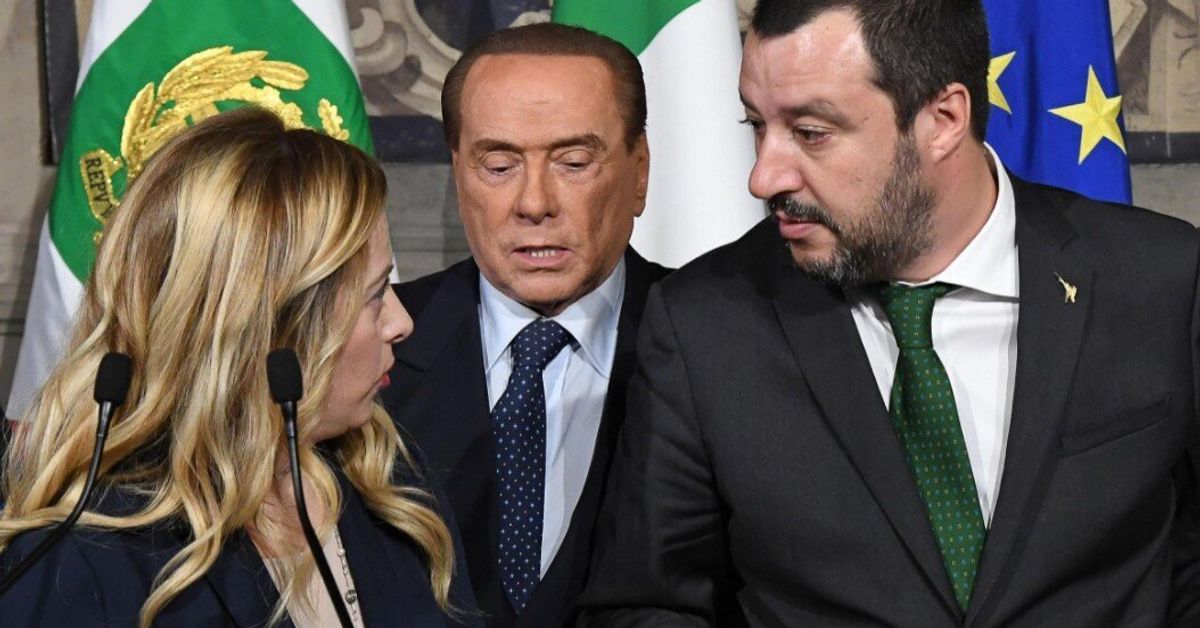 Berlusconi Salvini Meloni