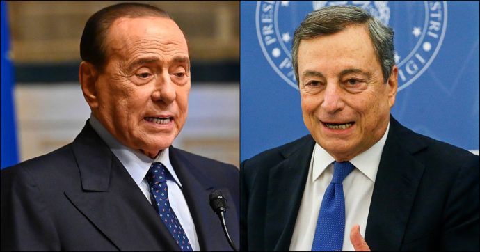 telefonata di auguri natalizi tra Silvio Berlusconi e Mario Draghi