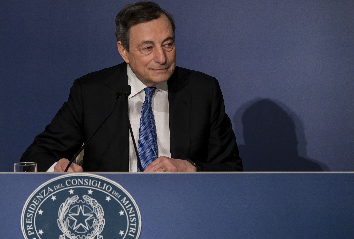 Conferenza stampa Mario Draghi