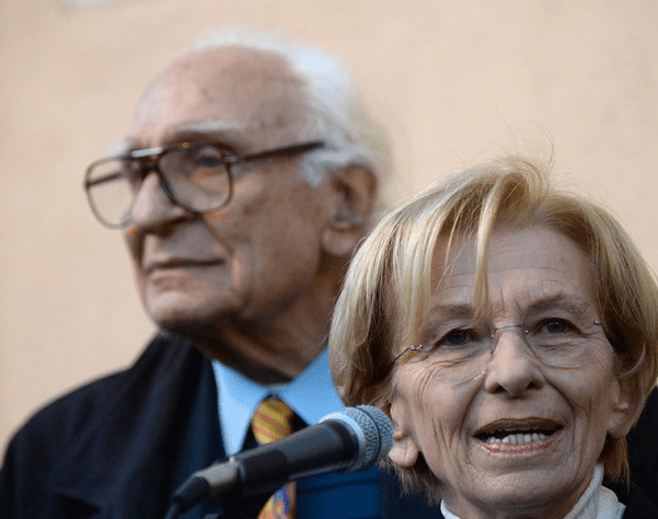 Emma Bonino al fianco di Marco Pannella