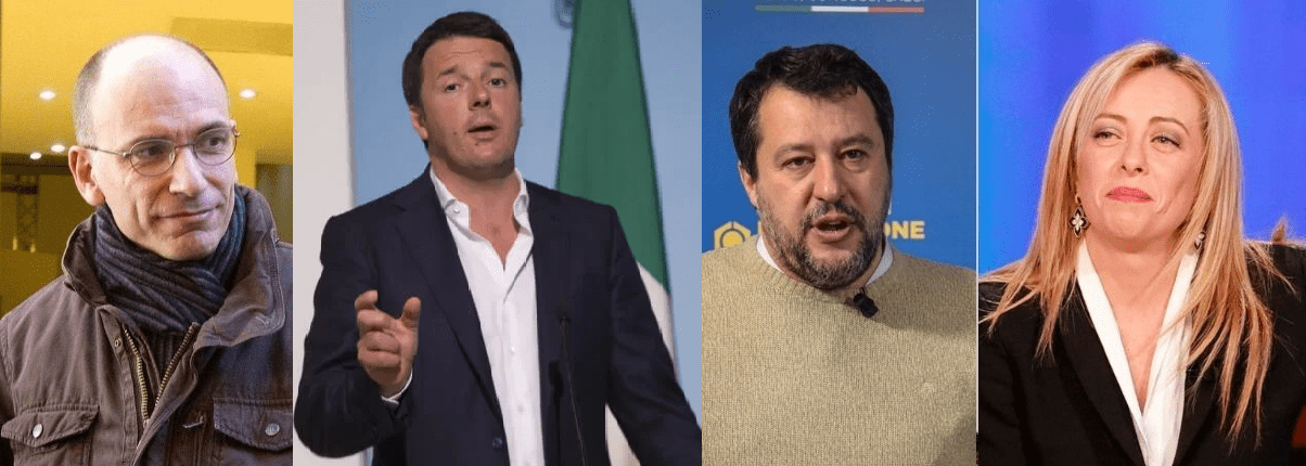 Meloni e Letta siglano il "patto del Risorgimento" contro Salvini & Renzi per mandare Draghi al Colle