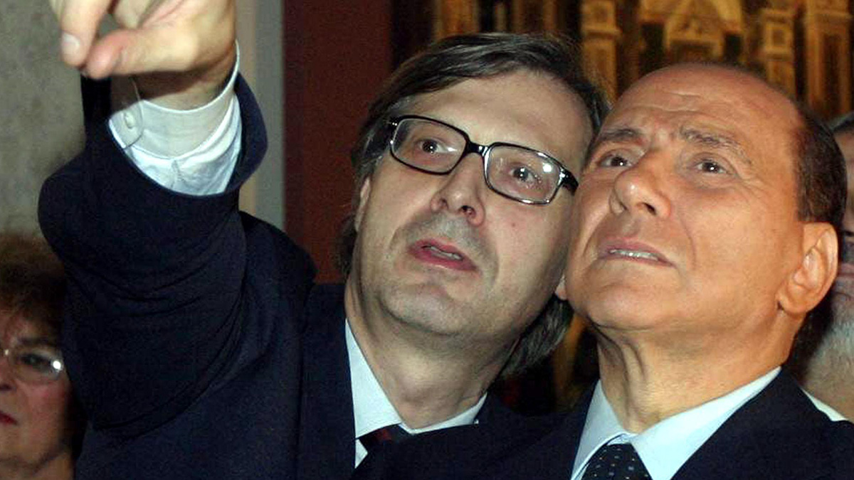 Sgarbi e Berlusconi