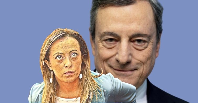 Meloni Draghi