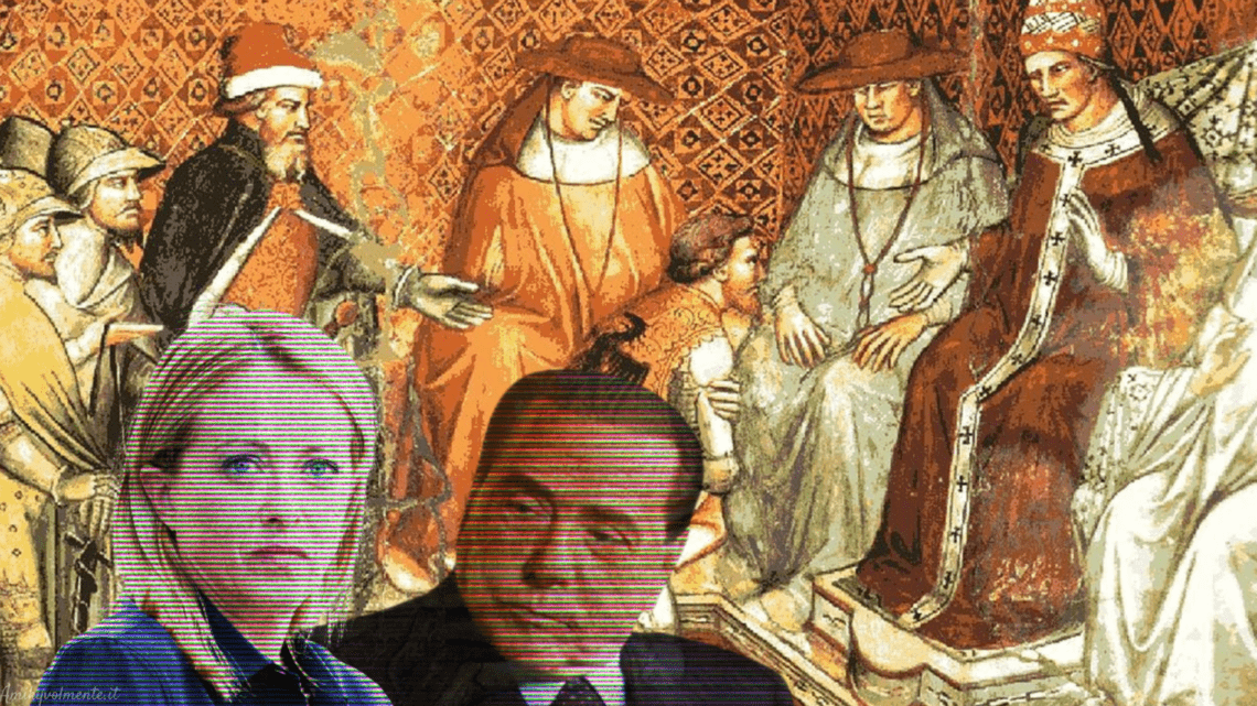 Berlusconi va a Canossa